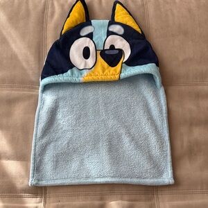 Bluey Hooded Head Towel kids size